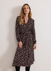 Aoife Printed Jersey Dress - Black Multi