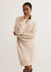 Dahlie Lurex Dress - Neutral