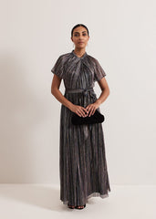 Petite Riah Shimmer Maxi Dress - Multi-Coloured