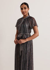 Petite Riah Shimmer Maxi Dress - Multi-Coloured
