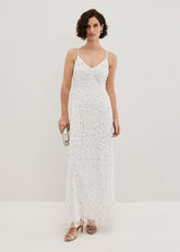 Alexia Ivory Embelished Maxi Dress - Ivory