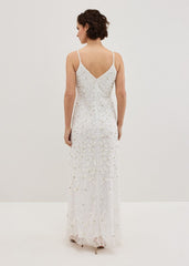 Alexia Ivory Embelished Maxi Dress - Ivory