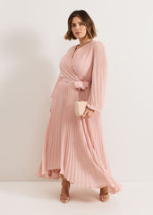 Isadora Pale Pink Maxi Dress - Pale Pink