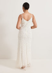 Petite Alexia Embellished Maxi Dress - Ivory