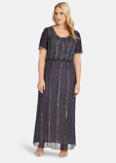 Aria Maxi Dress - Navy