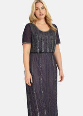 Aria Maxi Dress - Navy