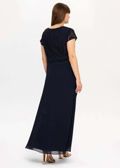 Gemma Lace Maxi Dress - Navy