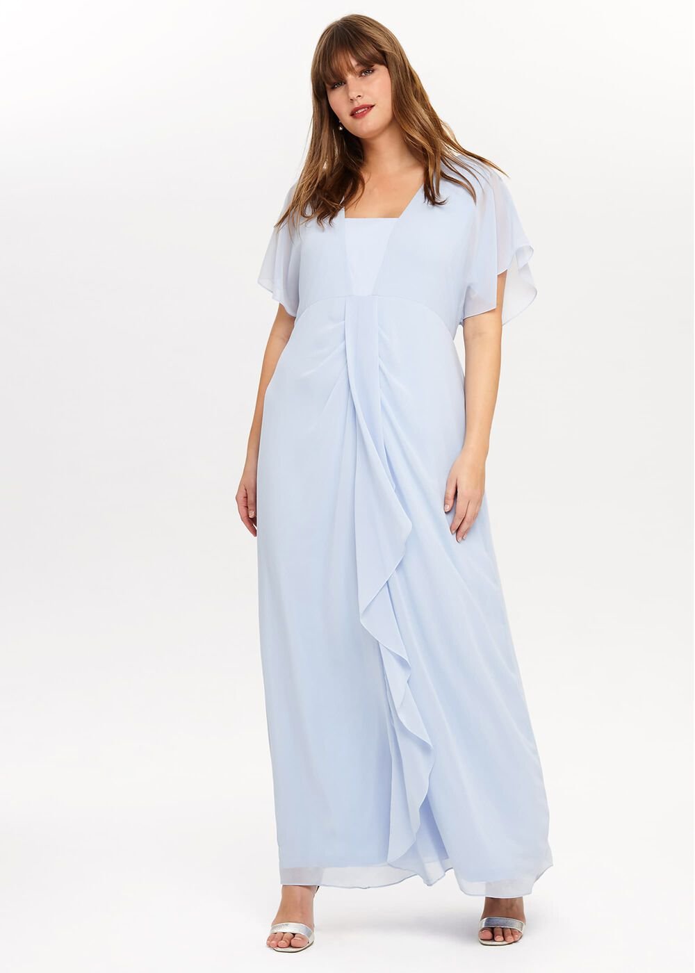 Olympia Maxi Dress - Pale Blue