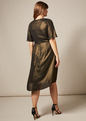 Wren Knot Dress - Gold