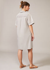 Mikayla Shirt Dress - Grey