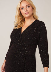 Sydney Sparkle Maxi Dress - Black Multi