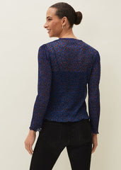 Talia Animal Top - Multi-Coloured