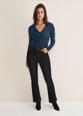 Pinna Ruched Top - Cobalt/Navy