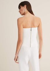 Lohra Corset Top - White