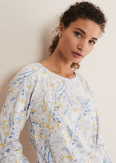 Candie Watercolour Top - Multi-Coloured