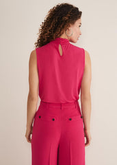 Reign Jersey Top - Hot Pink