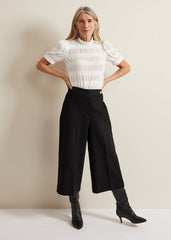 Samiha Textured Top - Ivory