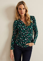 Sindy Animal Print Top - Multi-Coloured