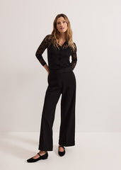 Vida Geo Burnout Top - Black