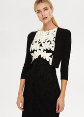Salma Lightweight Knitted Jacket - Black
