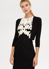 Salma Lightweight Knitted Jacket - Black