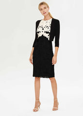 Salma Lightweight Knitted Jacket - Black