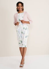 Salma Lightweight Knitted Jacket - Antique Rose
