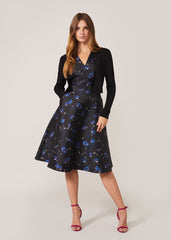 Adah Knitted Occasion Jacket - Black