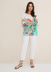 Azalia Paisley Print Knit - Multi-Coloured