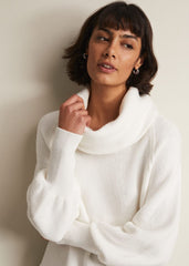 Dahlie Chunky Knit Jumper - Ivory