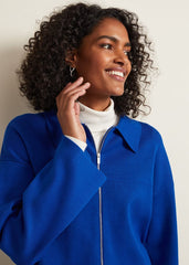 Maisie Zip Jacket - Cobalt