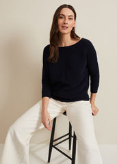 Nellie Ripple Jumper - Navy