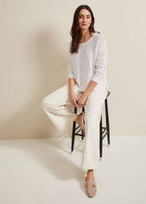 Annie Textured Jumper - Ivory