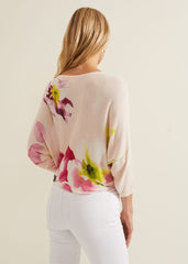Erika Floral Placement Jumper - Multi-Coloured