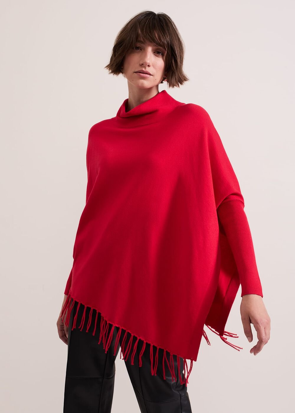 Athena Tassel Knit - Red