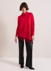 Athena Tassel Knit - Red