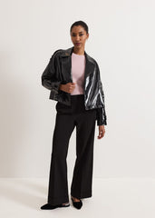 Fern Fluffy Puff Sleeve Knit - Pink