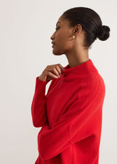 Alice Wool Cashmere Jumper - Red