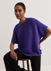 Grace Sleeveless Tabard Top - Purple