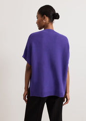 Grace Sleeveless Tabard Top - Purple