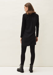 Neave Button Tunic - Black