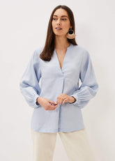 Emma Blouse - Soft Blue