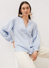 Emma Blouse - Soft Blue