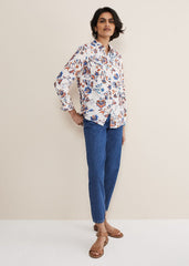 Adriel Floral Shirt - Cream/Multi