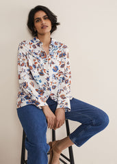 Adriel Floral Shirt - Cream/Multi