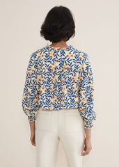 Poppy Floral Blouse - Cream/Multi