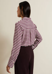 Gina Geo Print Shirt - Multi-Coloured
