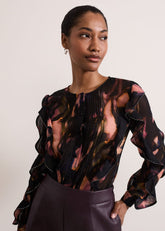 Cordelia Ruffle Blouse - Multi-Coloured