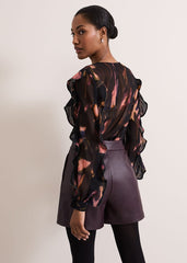 Cordelia Ruffle Blouse - Multi-Coloured