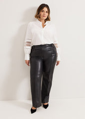 Emmelina White Broderie Shirt - White